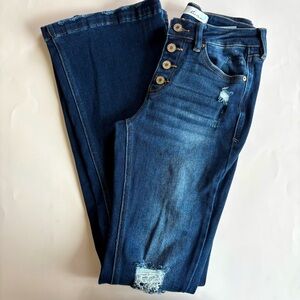 KanCan Dark Blue Flare Jeans